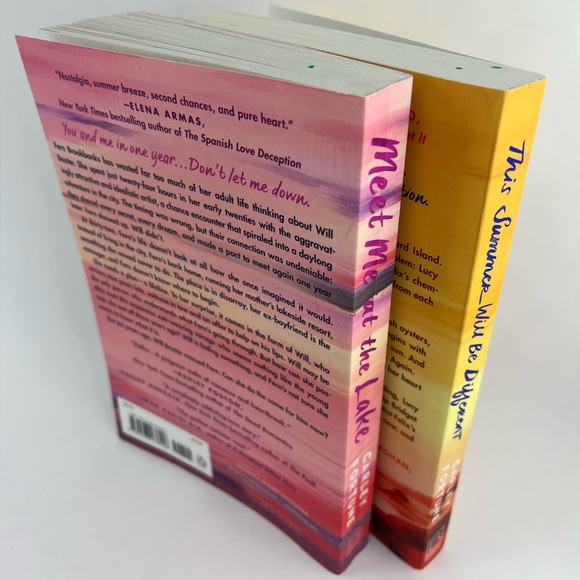 Set Of 2 books by Carley Fortune This Summer Will Be Diff. & Meet Me At The Lake - Picture 3 of 10